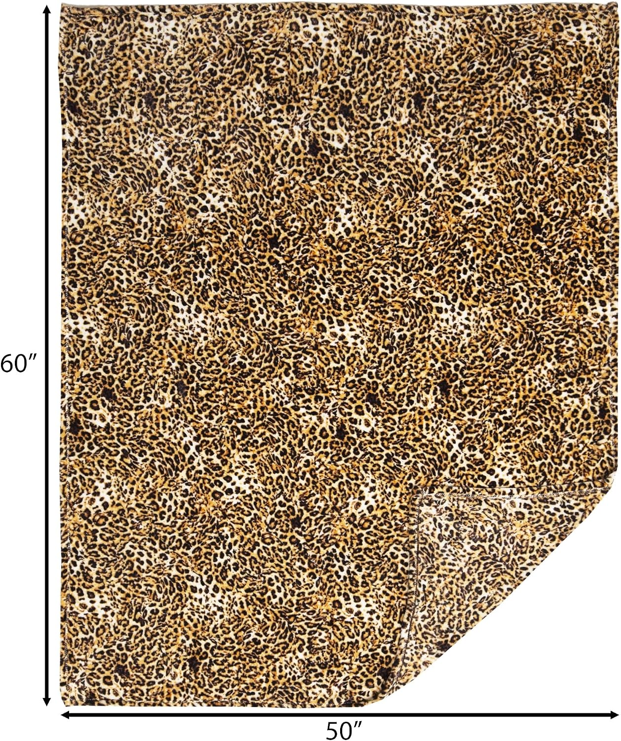 Carstens, Inc. Travel Blanket, Premium Compact 2-in-1 Airplane Blanket/Pillow, Leopard Print - Image 5