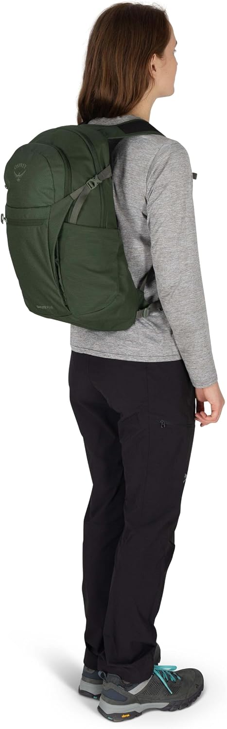 Osprey Daylite Plus Commuter Backpack, Green OS | everyday bag, campus pack, laptop carry, Green color, OS size - Image 13